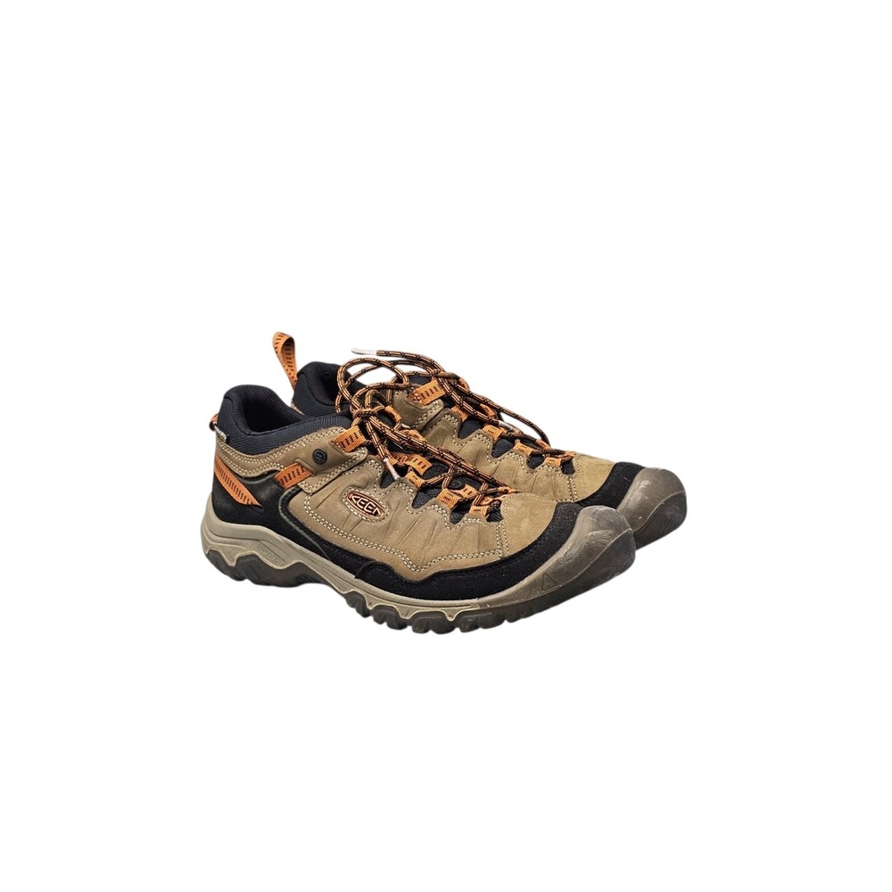 KEEN Men 11 Wide Targhee IV WP Brown Waterproof Hiking Shoes Boots 1030692